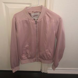 Pink bomber jacket